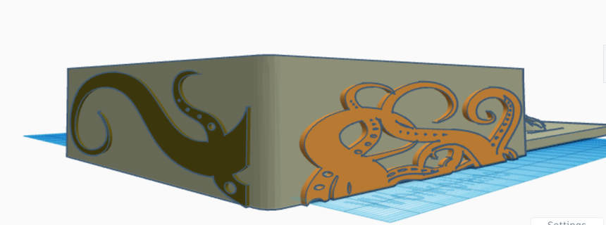 Kutu manyetik kapak saklamak konteyner depolama mıknatıslar 3d print model - Mito3D