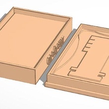 boîte mobile supporter Bureau 3d print model - Mito3D