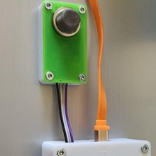 Kutu mq 2 mq2 gaz sensör modül Sigara içmek gadget arduino detektör durum kılıf 3d print model - Mito3D