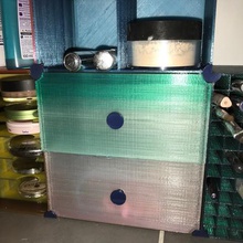 numéro de boîte 5 plug-in rack ensemble des boîtes commande du système la maison étagère multi-couleur pla odering 3d print model - Mito3D
