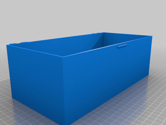 boîte ouverture couvercle 130 270 100 outils diy fabricant 3d print model - Mito3D