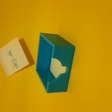 Kutu post it olasılıklar ekler raf İleti ofis Öğrenci okul gadget 3d print model - Mito3D