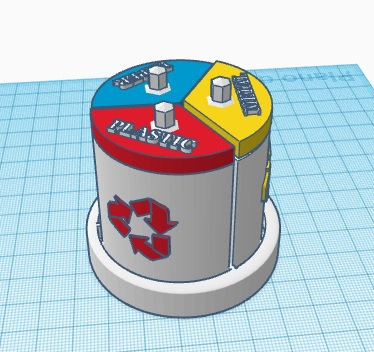 Kutu geri dönüştürmek dökmek 3D print model - Mito3D