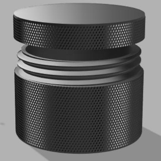 Box Schraube Deckel Textur Nuss Samen 3d print model - Mito3D