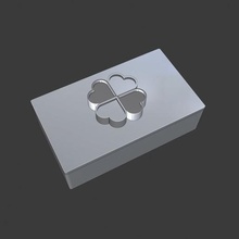 boîte séparateur organiser ordre cadeau trèfle 3d print model - Mito3D