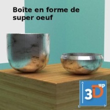 box Form super-ei home Mathe-Kunst Wunder-ei können stall 3d print model - Mito3D