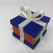 semplice scatola segreta vgift box edition casa gettoniera casella di blocco ultimaker autodesk fusion 360 3d print model - Mito3D