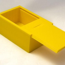 scatola con coperchio scorrevole casa contenitore giftbox contenitori 3d print model - Mito3D