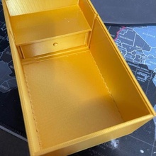 caixa deslizamento tampa escondido compartimento gadget armazenamento 3d print model - Mito3D