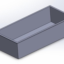 box sliding lid tool stall can stowage 3d print model - Mito3D