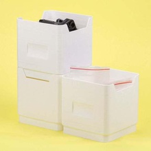 Kutu yığın konteyner gözetlenebilir basılı istiflenebilir konteynerler 3d print model - Mito3D