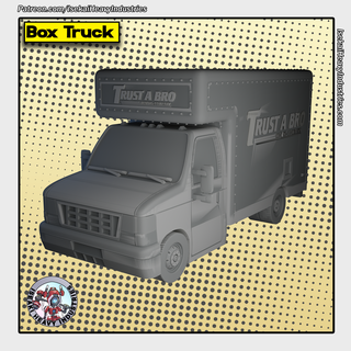 box truck marvel crisis protocol terrain 3d print model - Mito3D