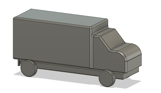 box truck Home box truck toy cars  3d print model - Mito3D