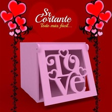 zone de la saint-valentin maison en porcelaine froide pâtisserie gâteau fondant d'une cookie les témoins sharp cutter boîtes boîte 3d print model - Mito3D