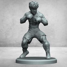 boxer 3d printing digital art sculpture anime collectibles collectible characters 3d print model - Mito3D