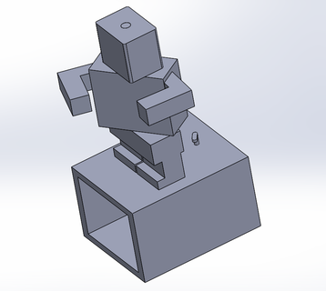boxer Game automata articulated from a boxer  3d print model - Mito3D