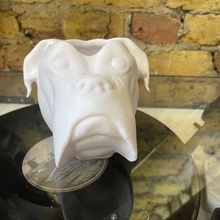 Boxer Hund Pflanzer Topf Potpourri 3d print model - Mito3D