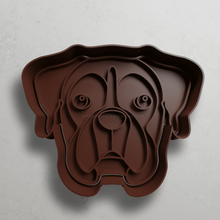 boxer cão animais estimação cortador afiado 3d print model - Mito3D