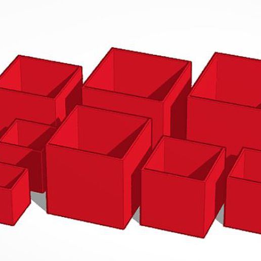 boxes art 3D print model - Mito3D