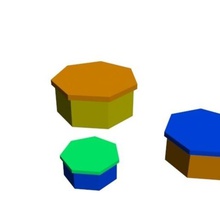 boxes hexagon various 3dprint shape form jewelry 3d print model - Mito3D