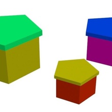 boxes pentagon various box penagon 3dprint jewerly 3d print model - Mito3D