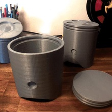 boxes shape pistons home 3d print model - Mito3D