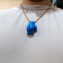 boxing glove box necklace pendant cool design jewelry 3d print model - Mito3D