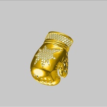 boxe gant bijoux boîte Collier conception bijou 3d print model - Mito3D