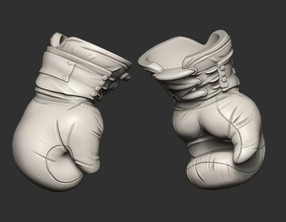Boxen Handschuhe 1 12 Geisterfahrer Wunder wunderbar Batman Rotkäppchen dc Dc comics Charakter Design Bildhauerei 3d print model - Mito3D