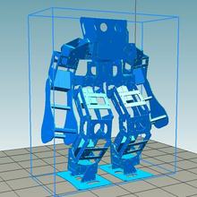 boxeo robot Antonio ligero versión rbl robótica 3d print model - Mito3D