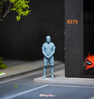 chico 275 escala 164 3d impresión modelo Arte mujer hombre personaje cuerpo personas niña miniaturas figura 1 64 diorama garaje 3d print model - Mito3D