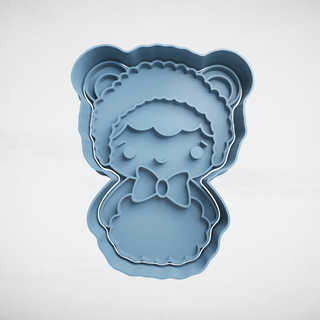 boy dressed sheep cookie cutter cutters stl molds costume animals 3d print model - Mito3D
