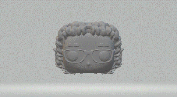 boy head 002 funko pop 3d print model - Mito3D