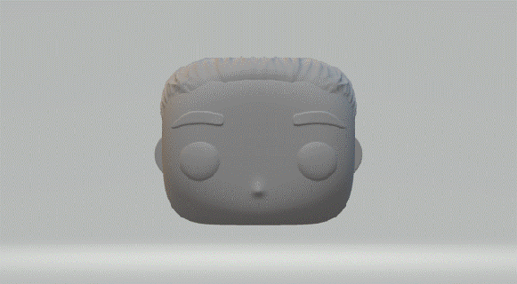 boy head 003 funko pop 3d print model - Mito3D
