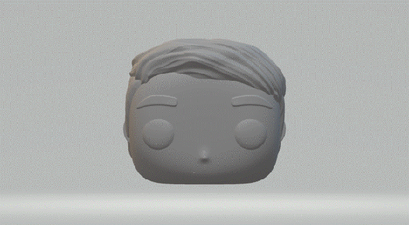 boy head 004 funko pop 3d print model - Mito3D