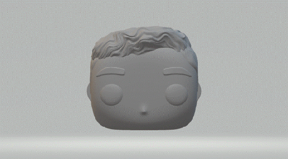 boy head 005 funko pop 3d print model - Mito3D