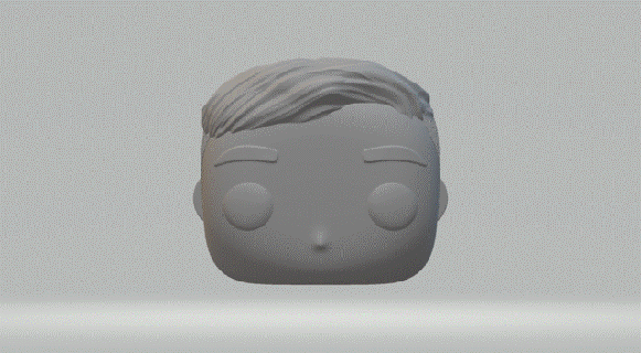 boy head 006 funko pop 3d print model - Mito3D