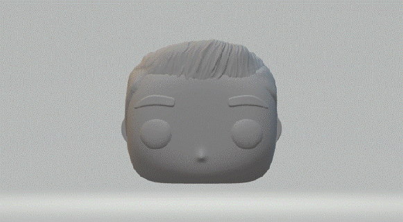 boy head 008 funko pop 3d print model - Mito3D