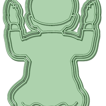 oğlan dua kurabiye kesici çocuk 3d print model - Mito3D