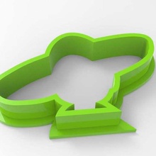 boy sombrero cookie cutter kitchen_dining 3d print model - Mito3D
