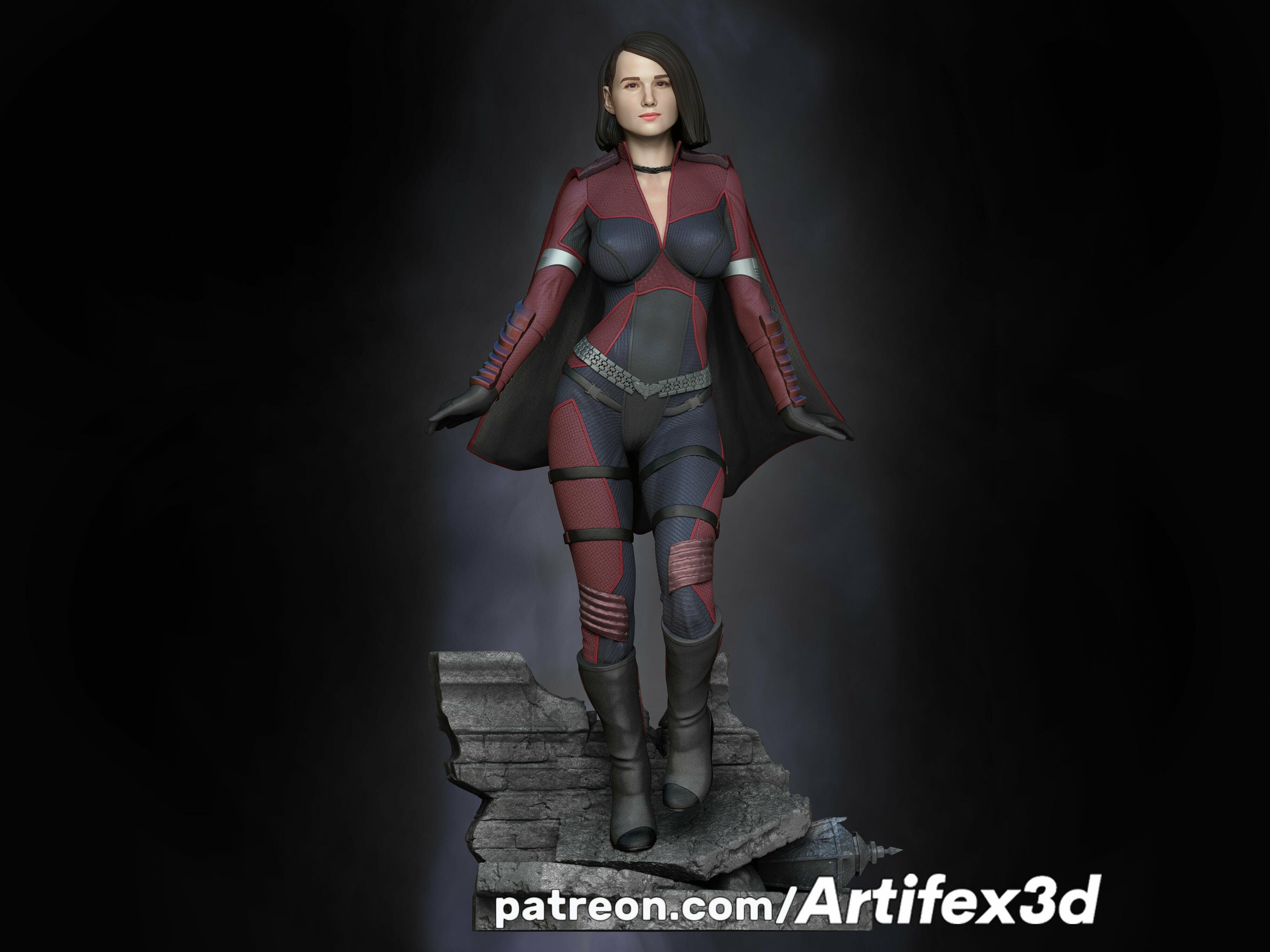 ragazzi fronte temporalesco xmen tempesta meraviglia figura magnete punk supereroe comico arte sculture i questi volevo compostov starr Antony homelander carattere 3D print model - Mito3D