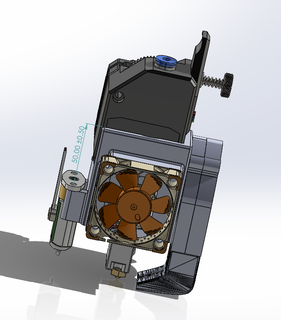 bq witbox 3d imprimante extrudeuse bmg v6 volcan hotend 3d print model - Mito3D