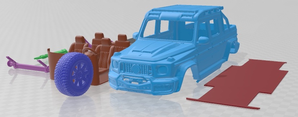brabus 900 xlp 1 of 2023 imprimível carro jogos fenda escalextrico tamiya rc miniz passatempo micro diecast 3d print model - Mito3D