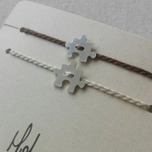 bracciali puzzle braccialetto ornamento giocattolo arte argentina gratuito regalo modello nero bianca artigiano artigiani artigianato artista 2021 parte pezzo gioco 3d print model - Mito3D