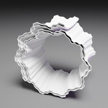 chave 2 jóias geometria sagrada o design grego simétrica simetria helénica dinâmica cinco anos resumo fluido a arte moda pulseira 3d print model - Mito3D