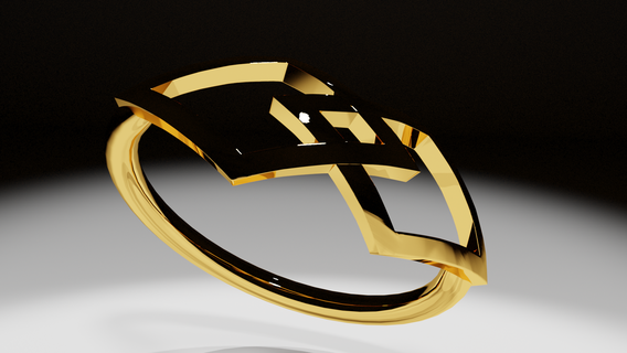 entretoise bague anneaux bijoux 3d print model - Mito3D