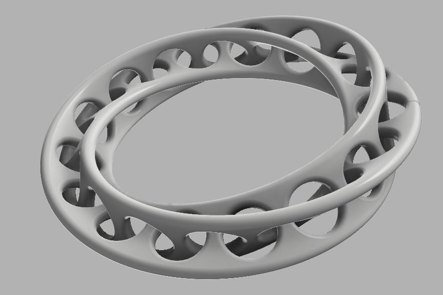 pulseira anel 3D print model - Mito3D