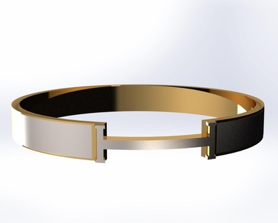 pulsera anillos joyería oro diseño anillo joyas modernas tendencias producir hechos mano personalizada moda regalos amantes joyeria descargables inspiración ringinspo 3d print model - Mito3D