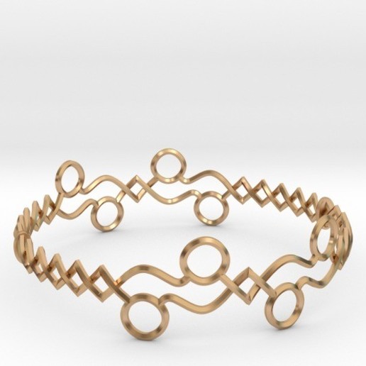bracelet jewelry 3D print model - Mito3D