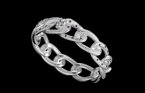 bracelet bracelet panther pantera panthera panter ring pendant earrings  3d print model - Mito3D
